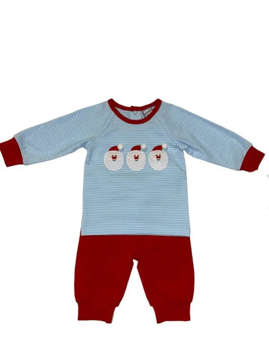 Santa appliqué jogger set