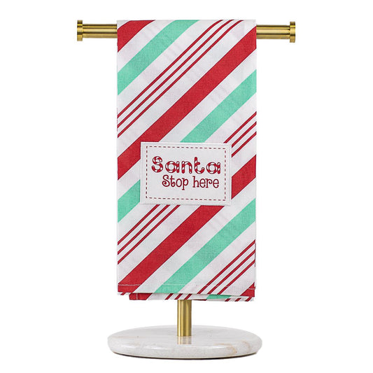 Santa Stop Here Hand Towel