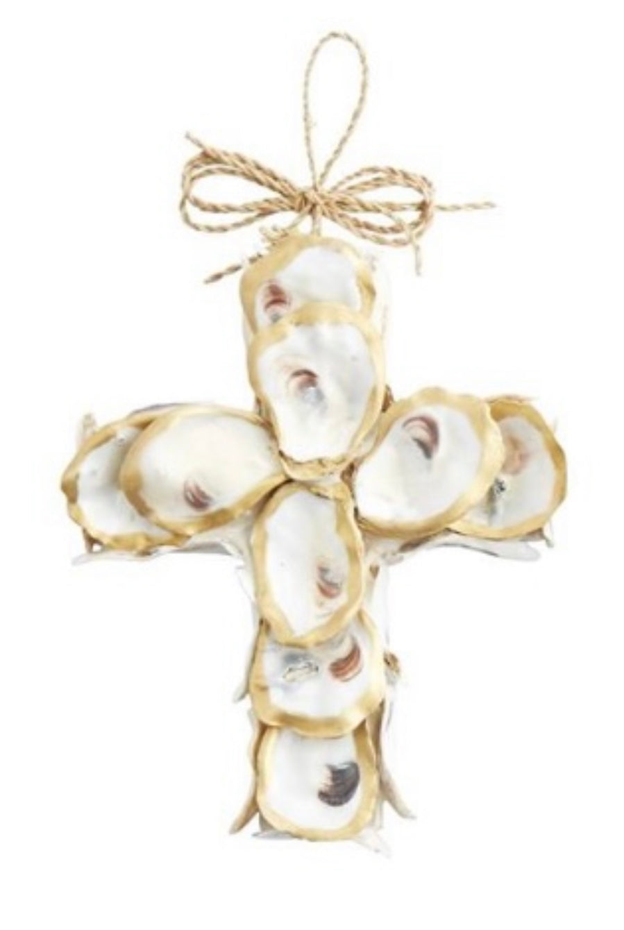Oyster Cross ornament