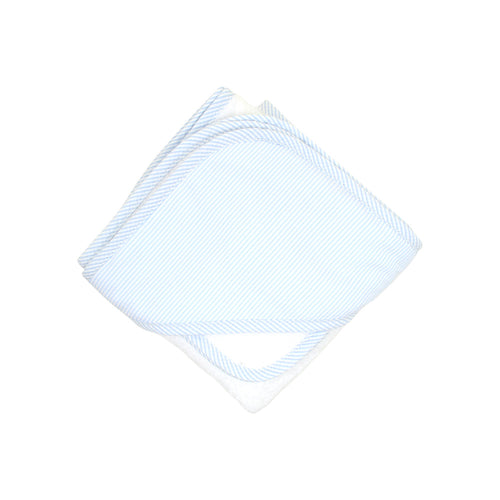Striped box set hooded towel