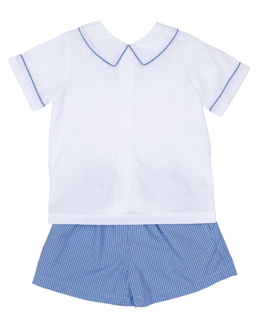 John Bluebell Plaid Shorts Set