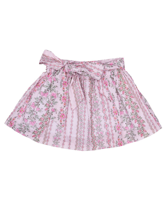 Lacey Pink Trellis Skirt