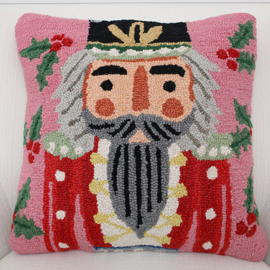 Square Nutcracker Wool Pillow