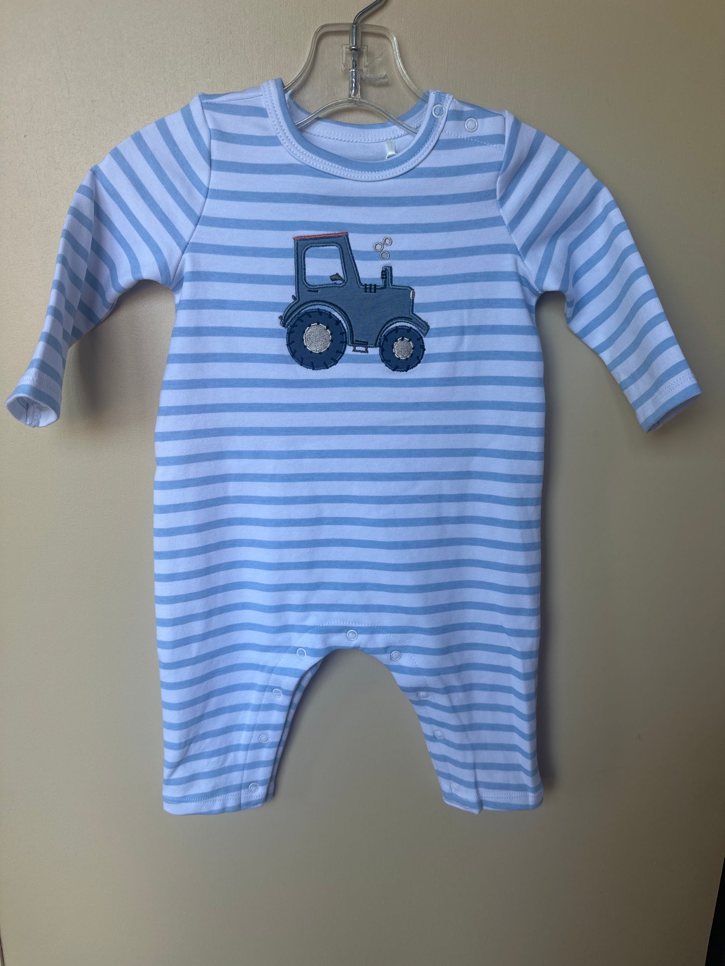 Stripe Tractor Romper