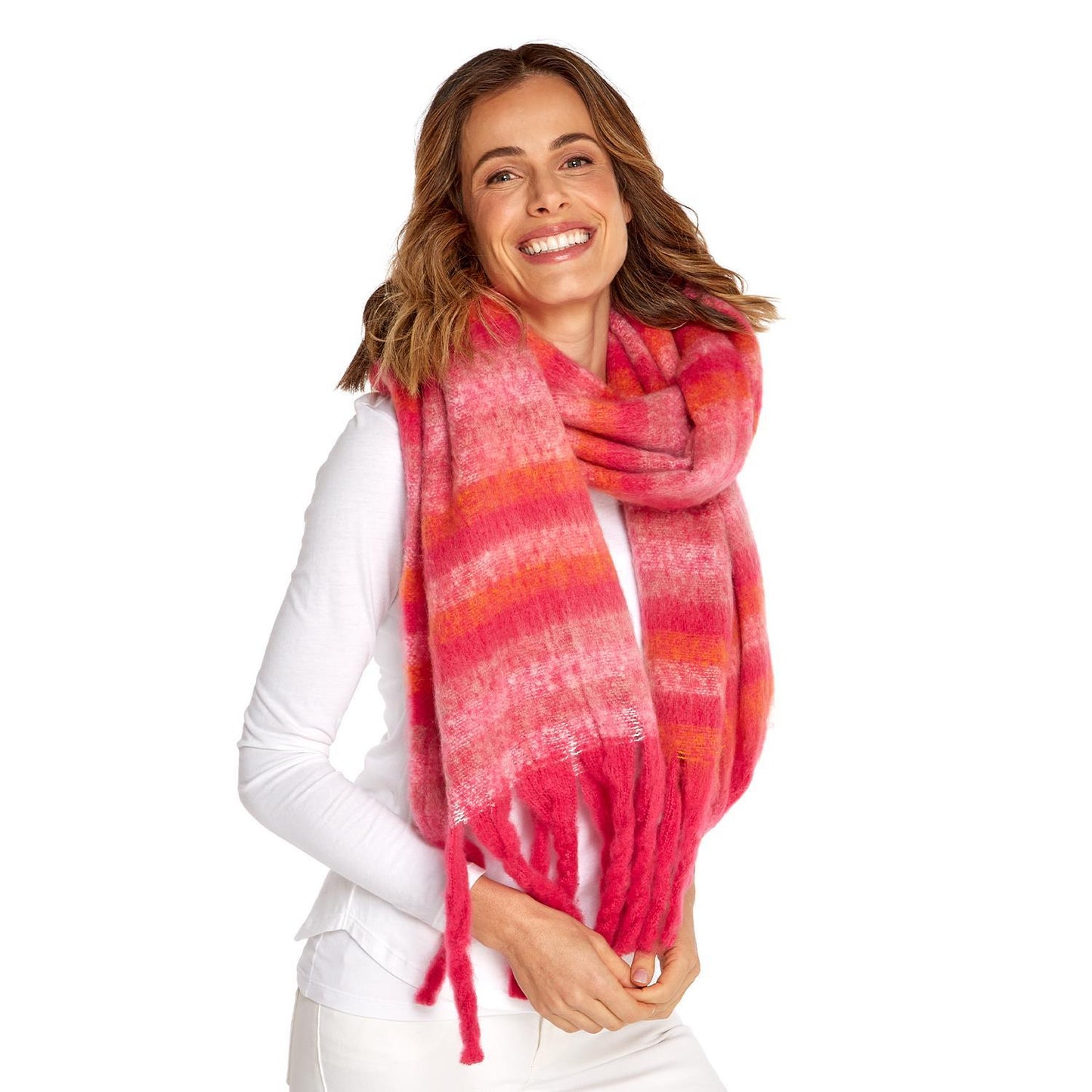 TC Super Soft Stripe Scarf