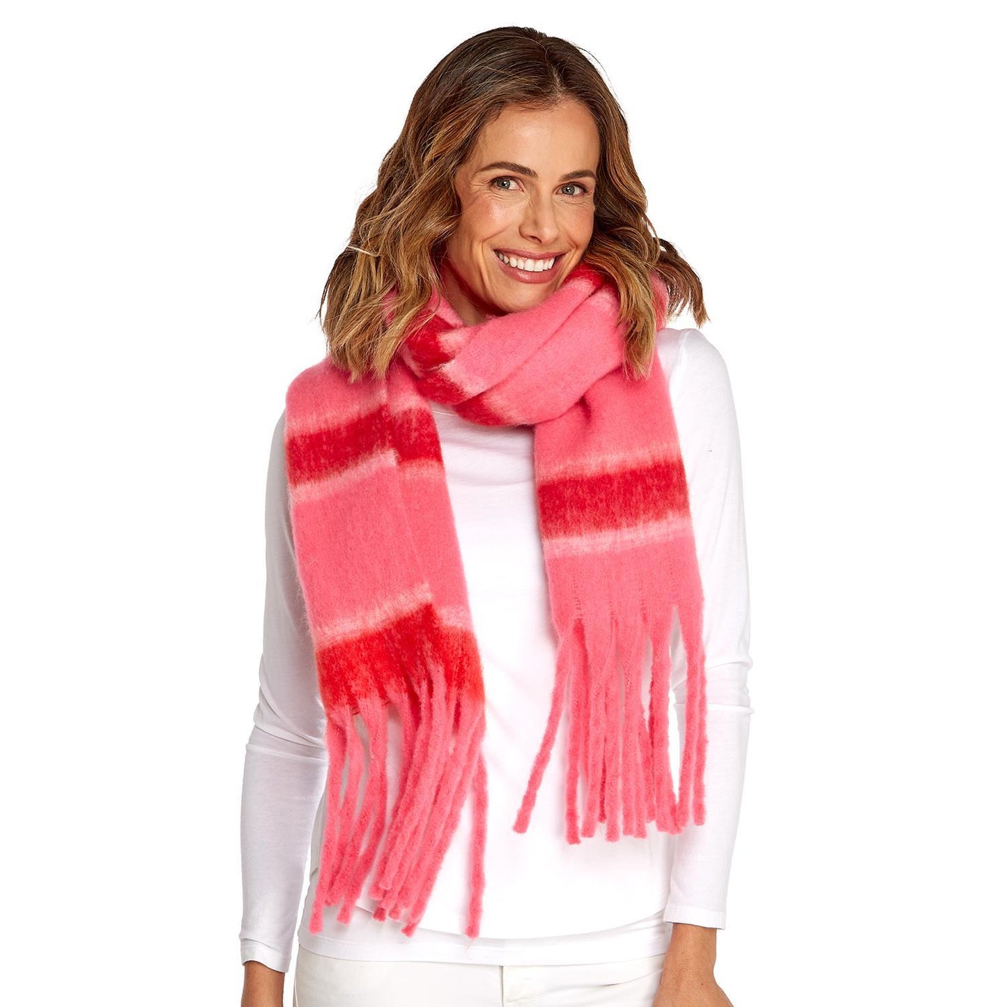 TC Super Soft Stripe Scarf