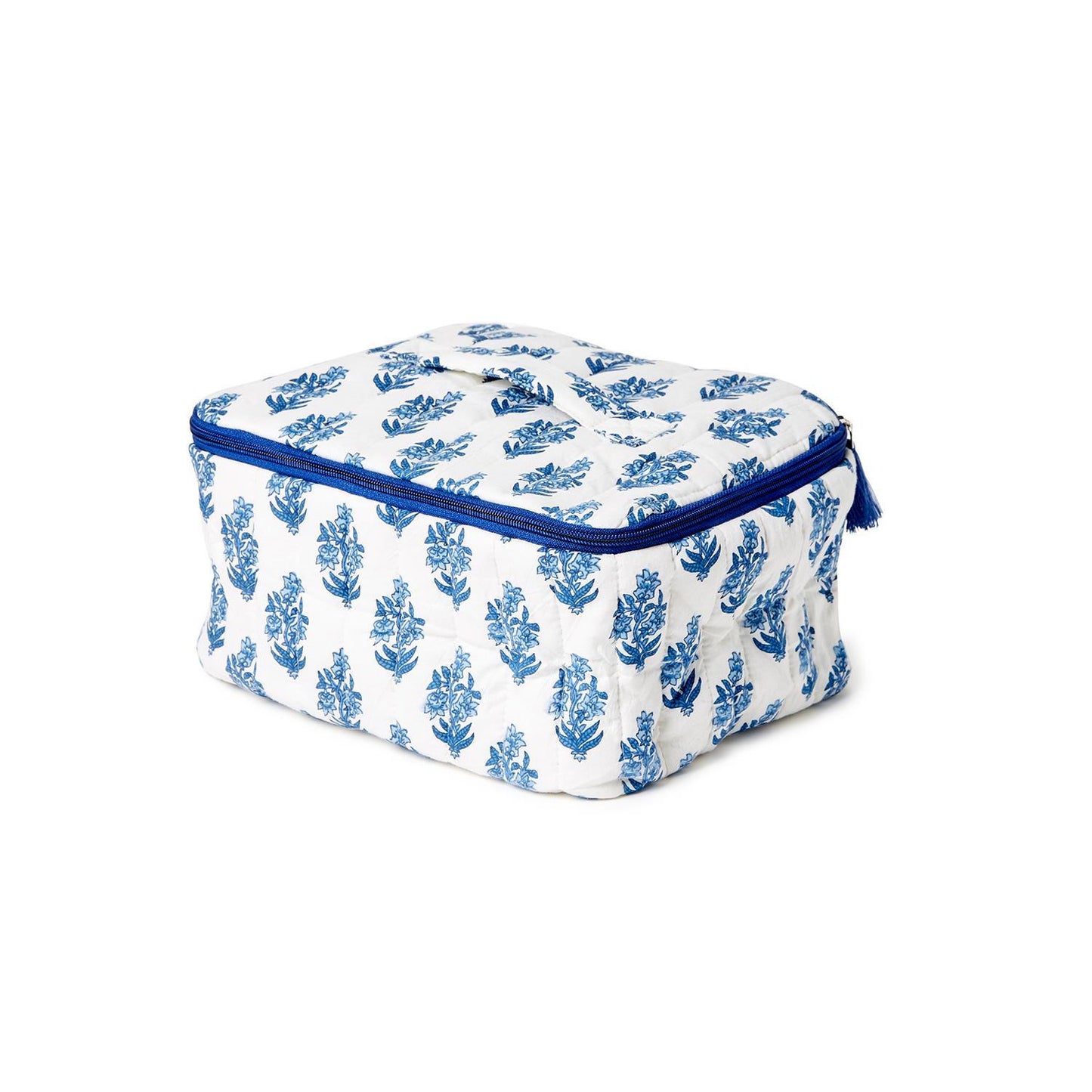 quilted cosmetic bag set