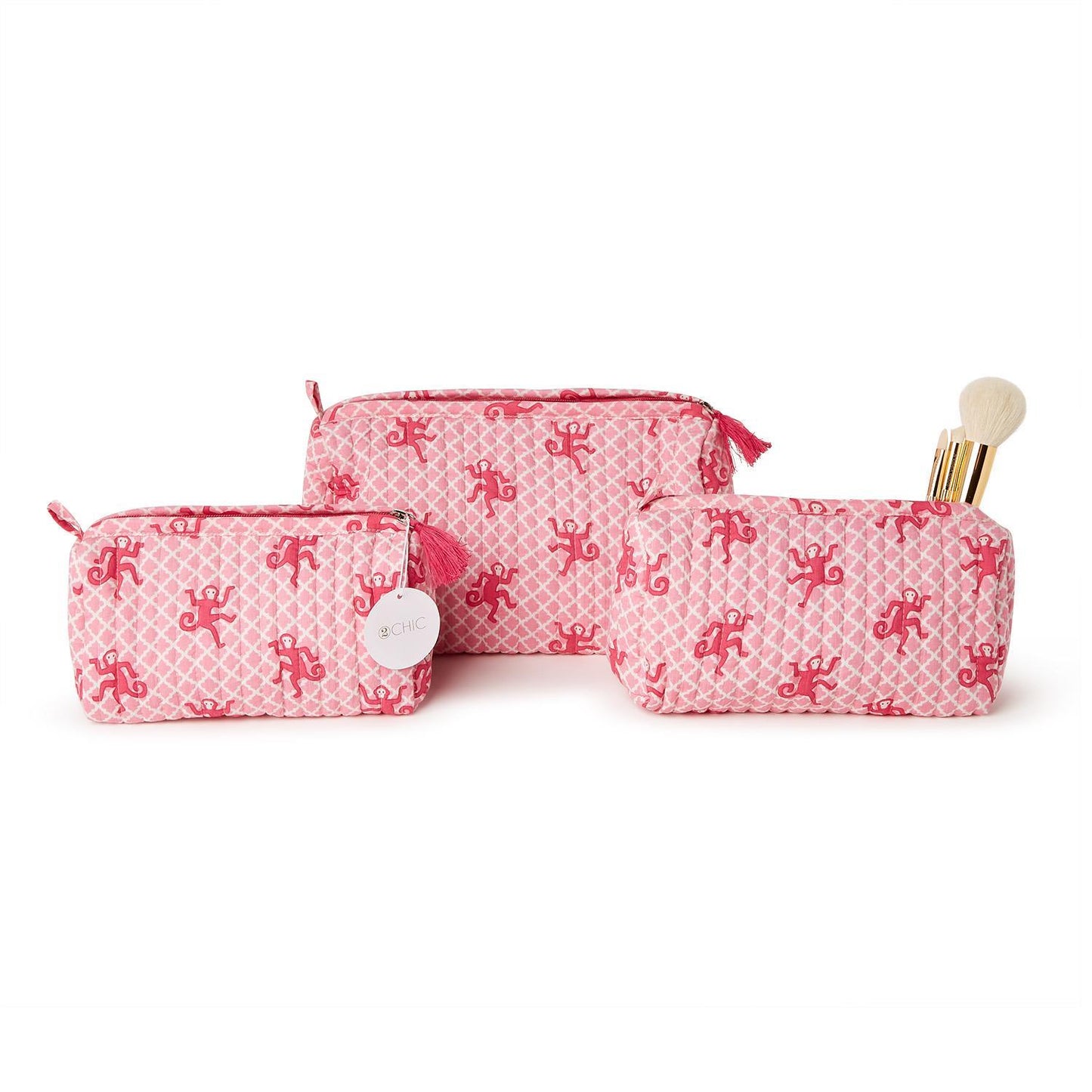 Monkey Printed Pouches