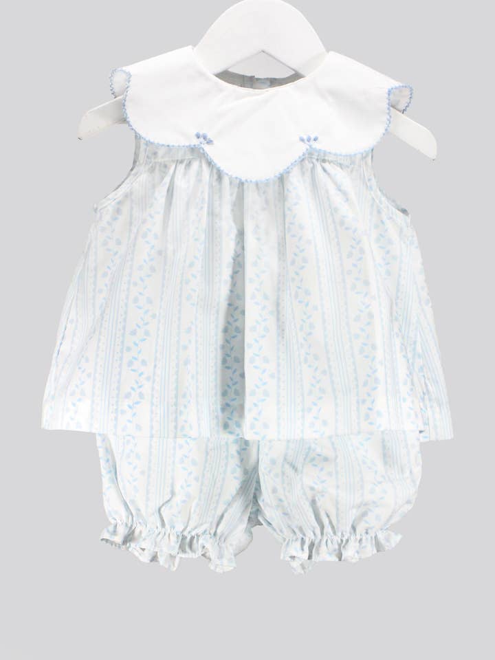 Scalloped Blue Aria Set