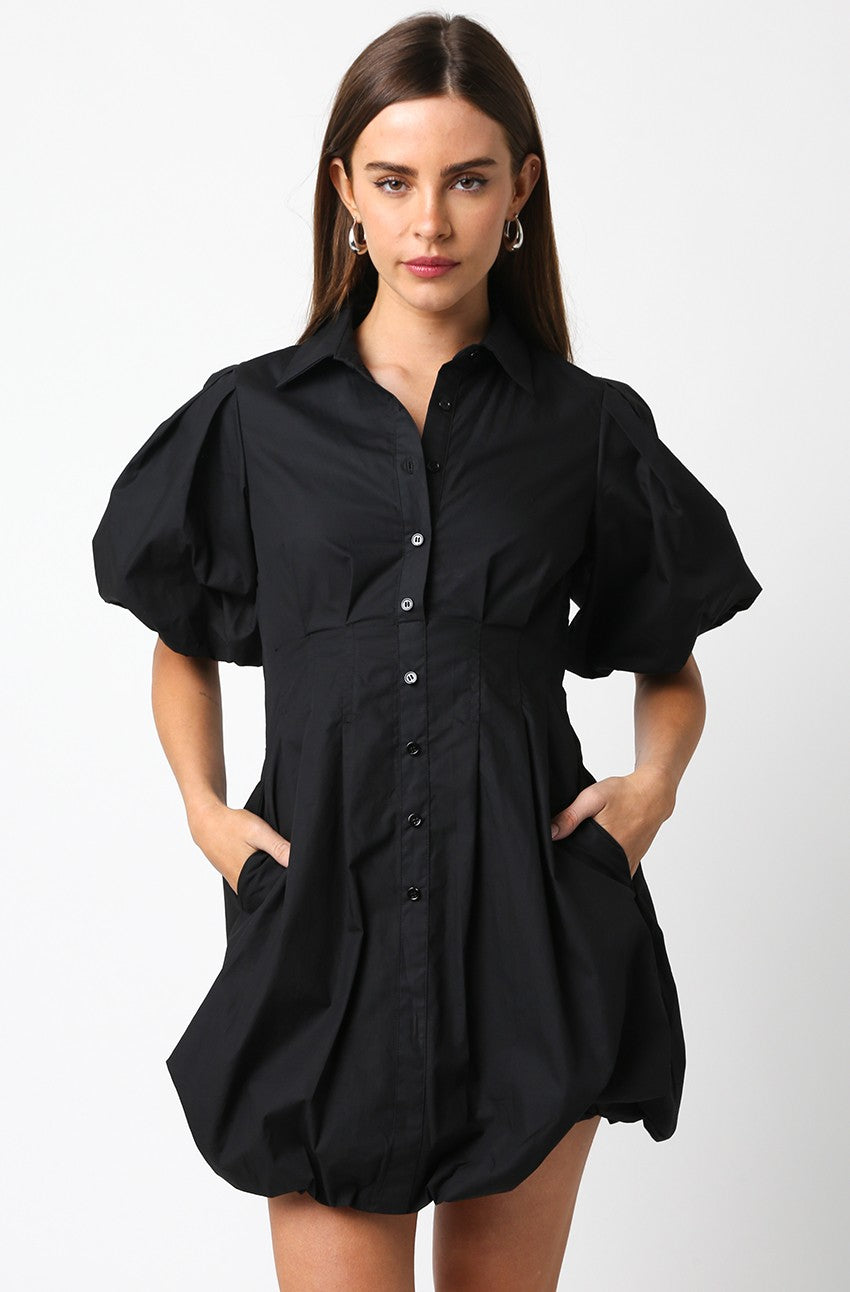 Valerie Puff Sleeve Mini Dress