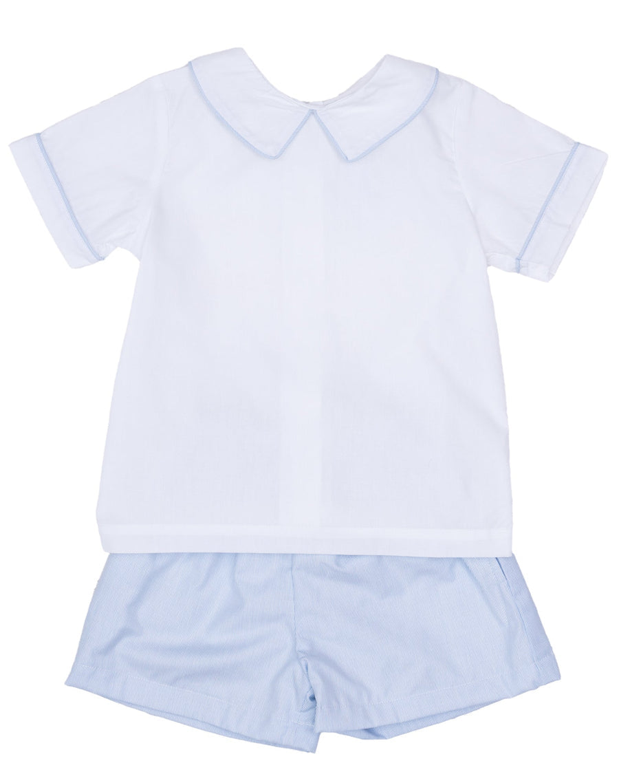 John Summer Blues Shorts Set