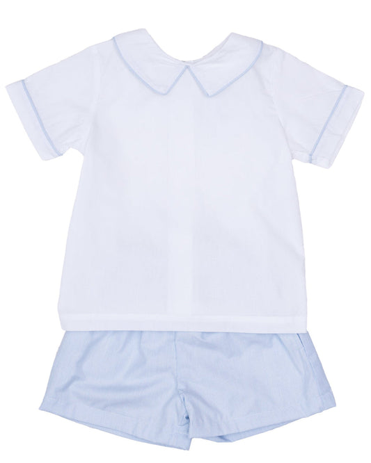 John Summer Blues Shorts Set