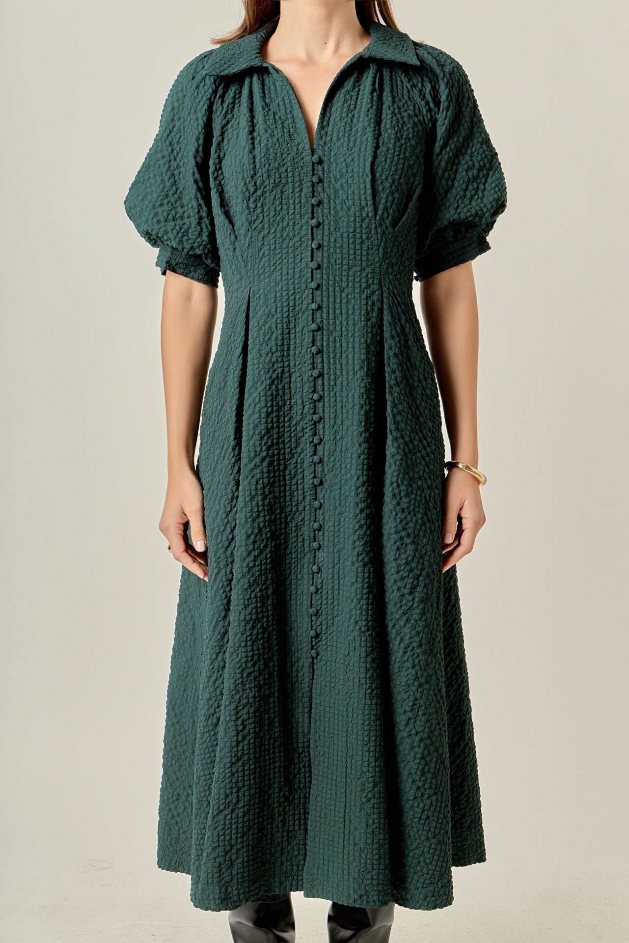 Shirt Midi Dress- EF