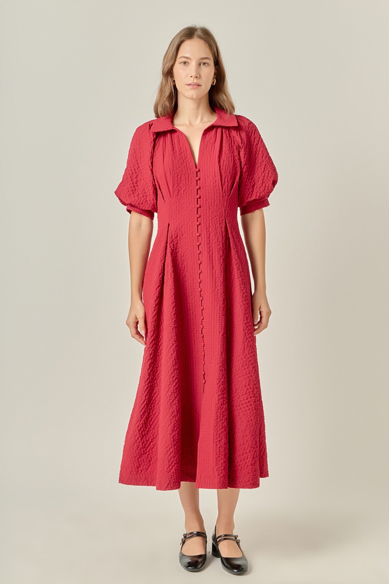 Shirt Midi Dress- EF