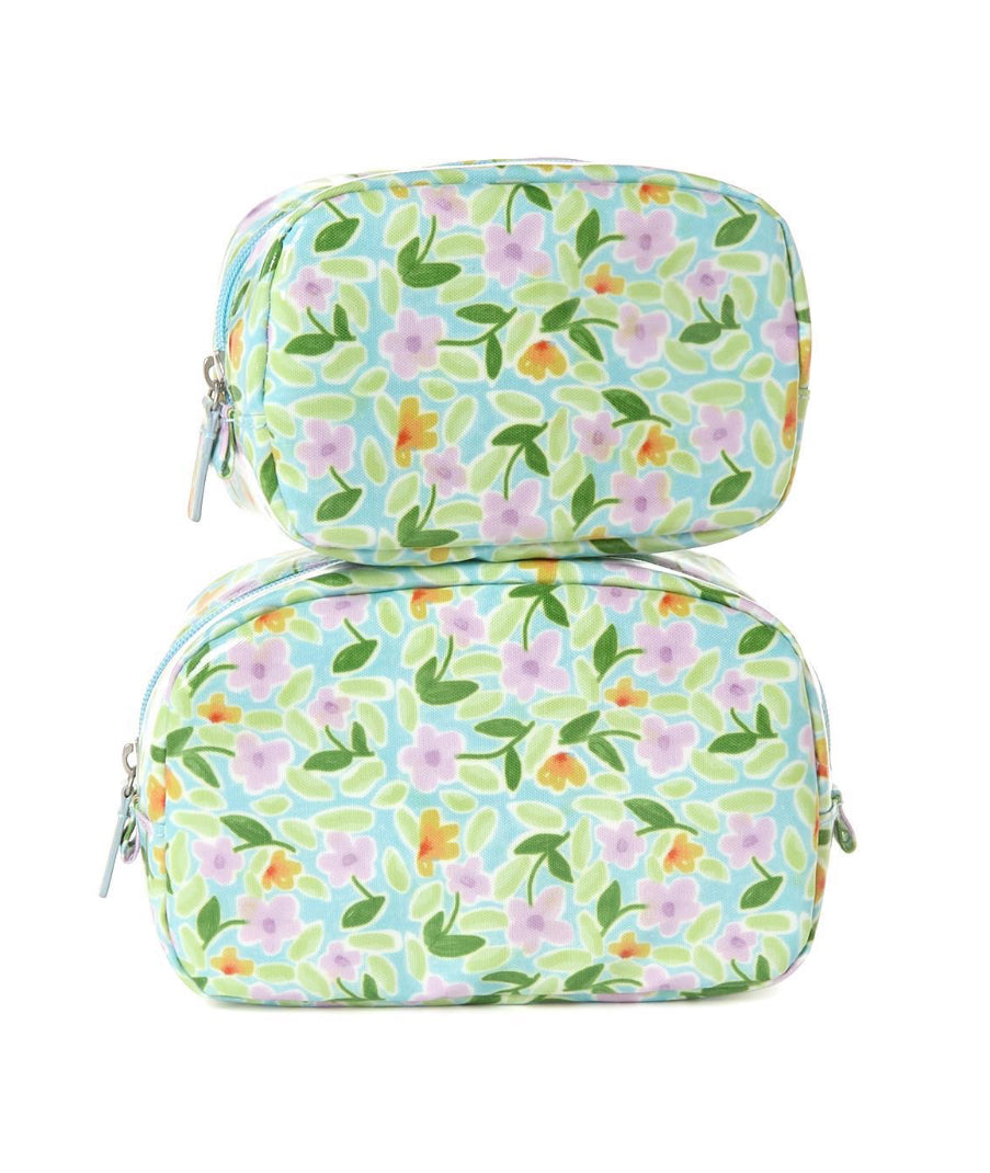 Floral Cosmetic Bags