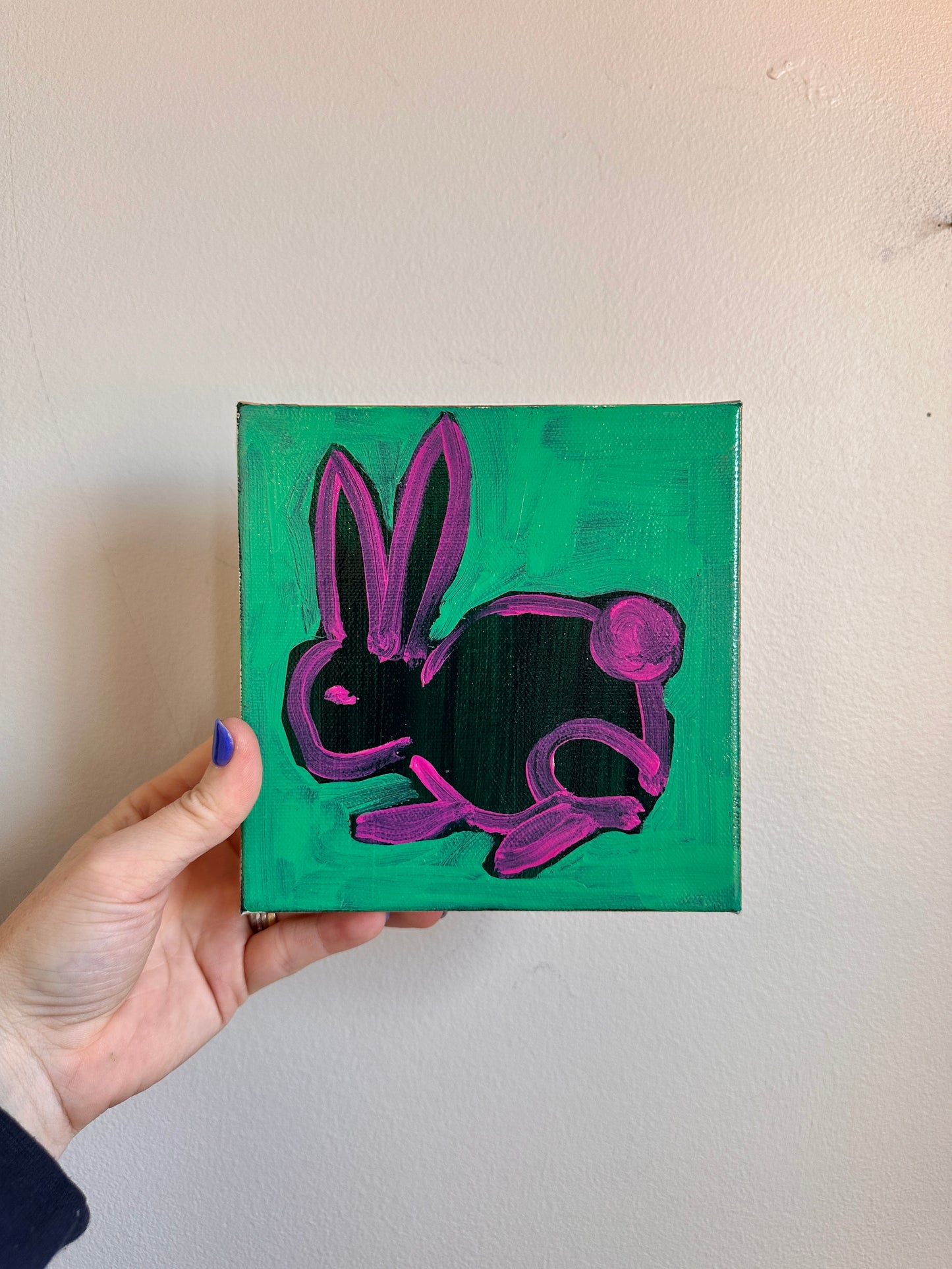 RBG Bunny Art 6x6