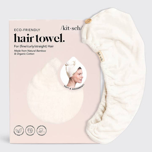 Hair Towel- ivory