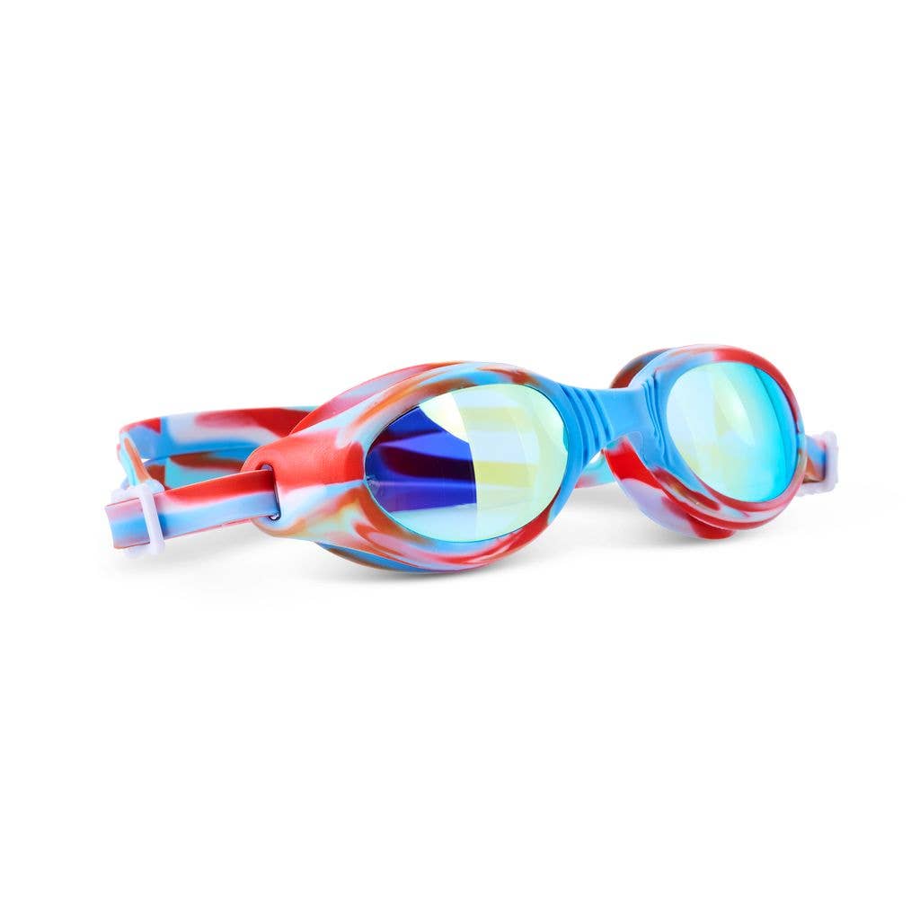 FREEDOM SWIRL, AMERICA 250, KIDS SWIM GOGGLE