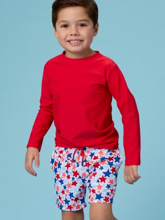 Star-Spangled Swim Trunks