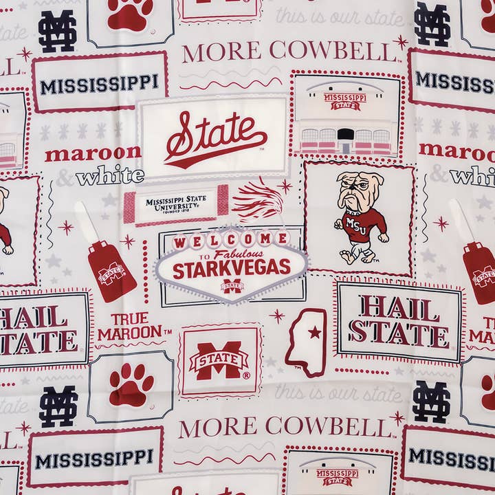 MS State Silk Scarf