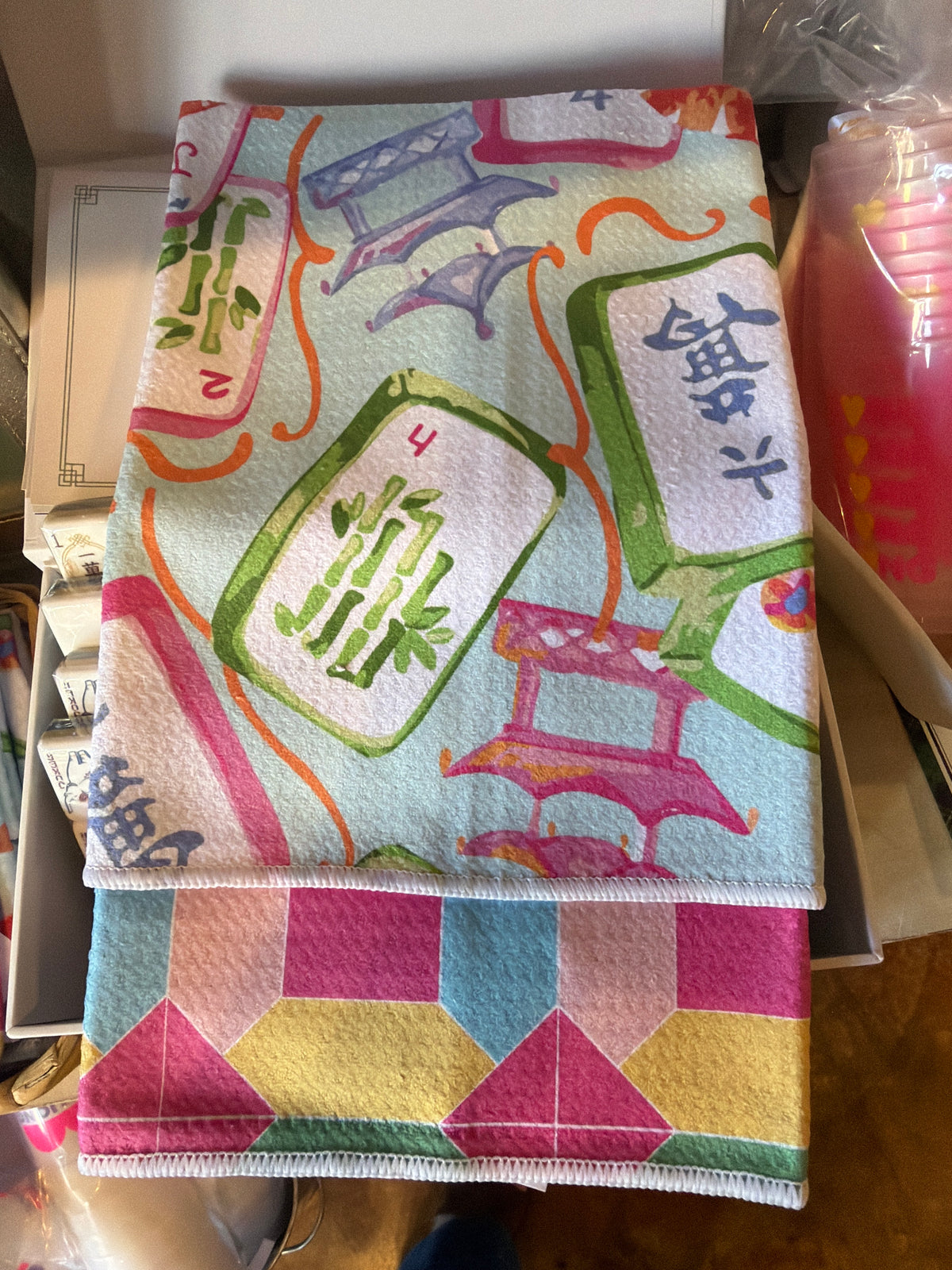 Mahjong Kitchen Towel- RS