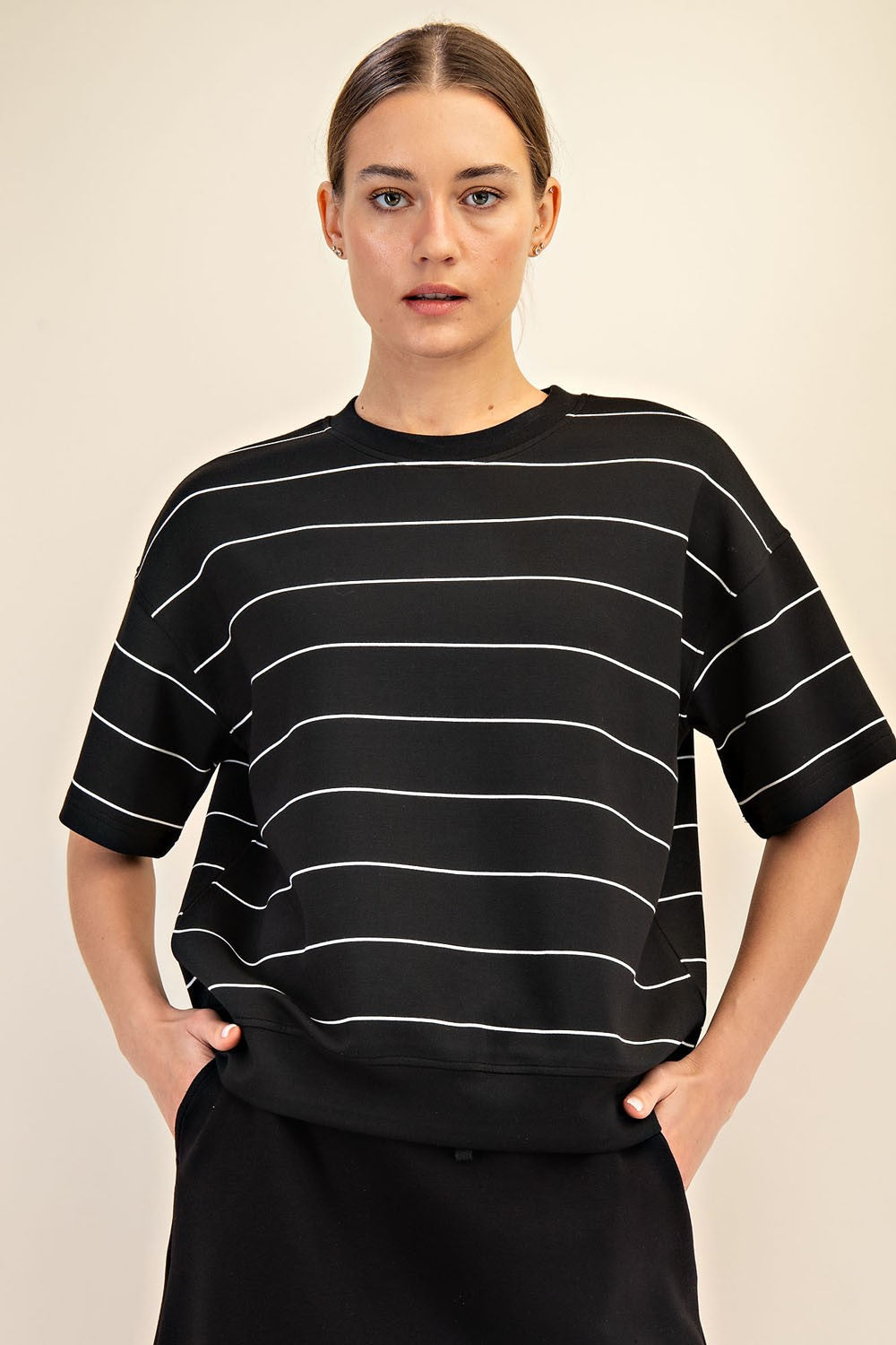 Scuba short sleeve top