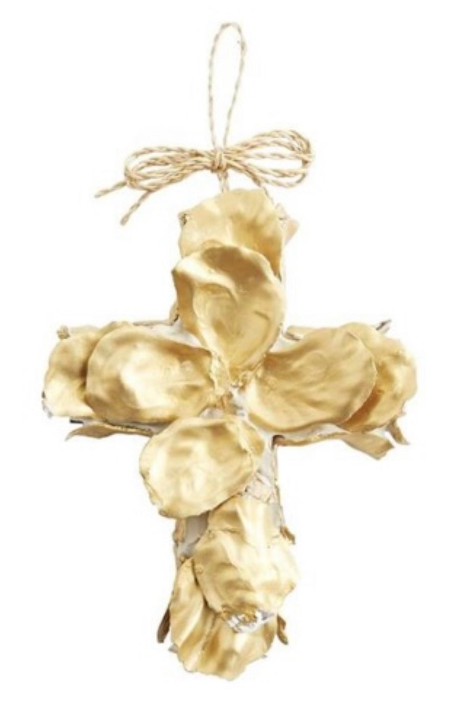 Oyster Cross ornament