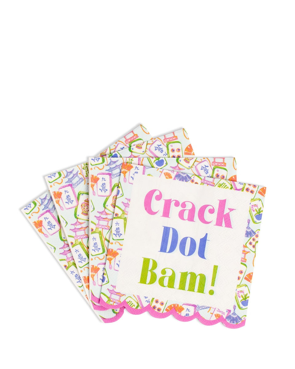 Crack Dot Bam Cocktail Napkins