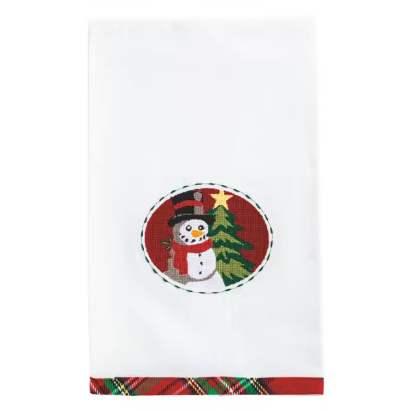 Christmas Needlepoint Towel