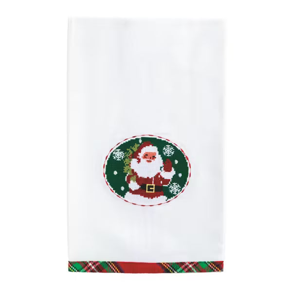 Christmas Needlepoint Towel