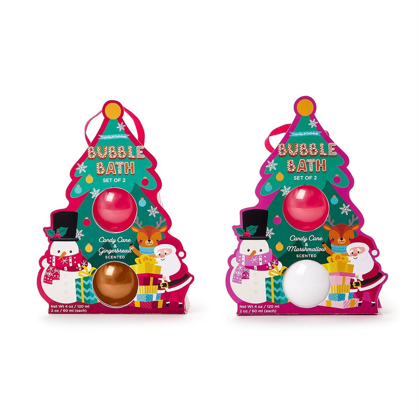 Holiday Bubble Bath Bottles