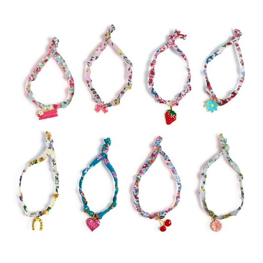 Slip-On Knotted Bracelet with charm