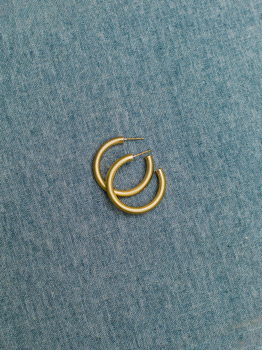 Cameron Gold Hoop Earrings