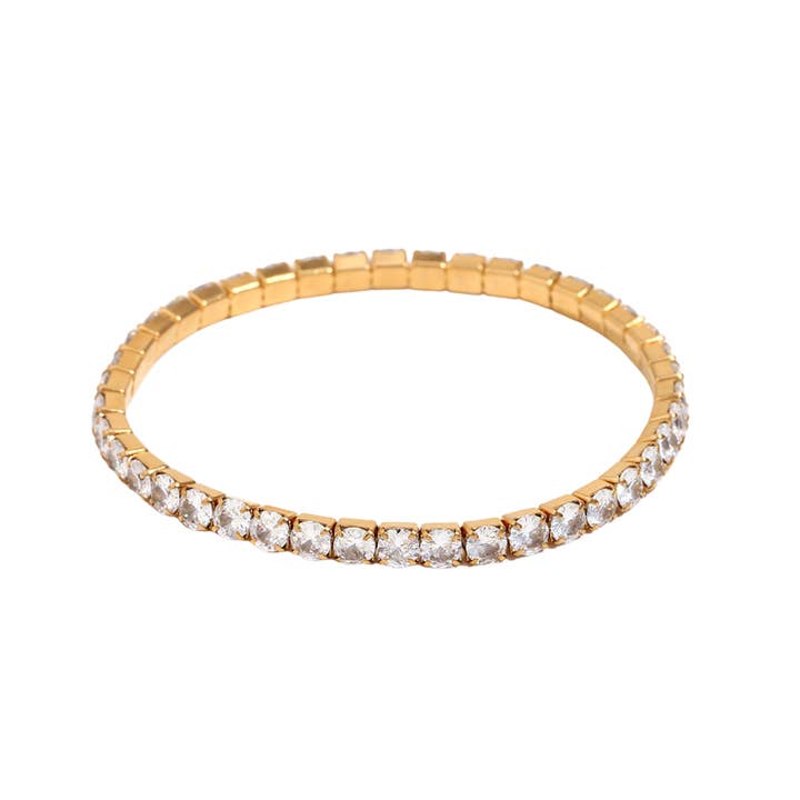 4mm Stretchy Tennis Bracelet