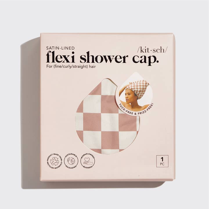 Satin Lined Shower Cap