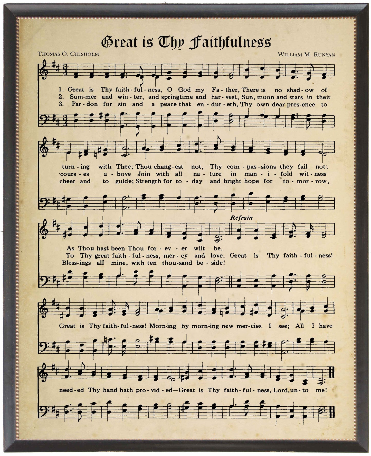 Hymn Art 8x10
