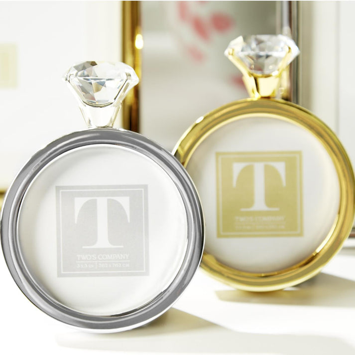 Round Diamond Ring Photo Frame