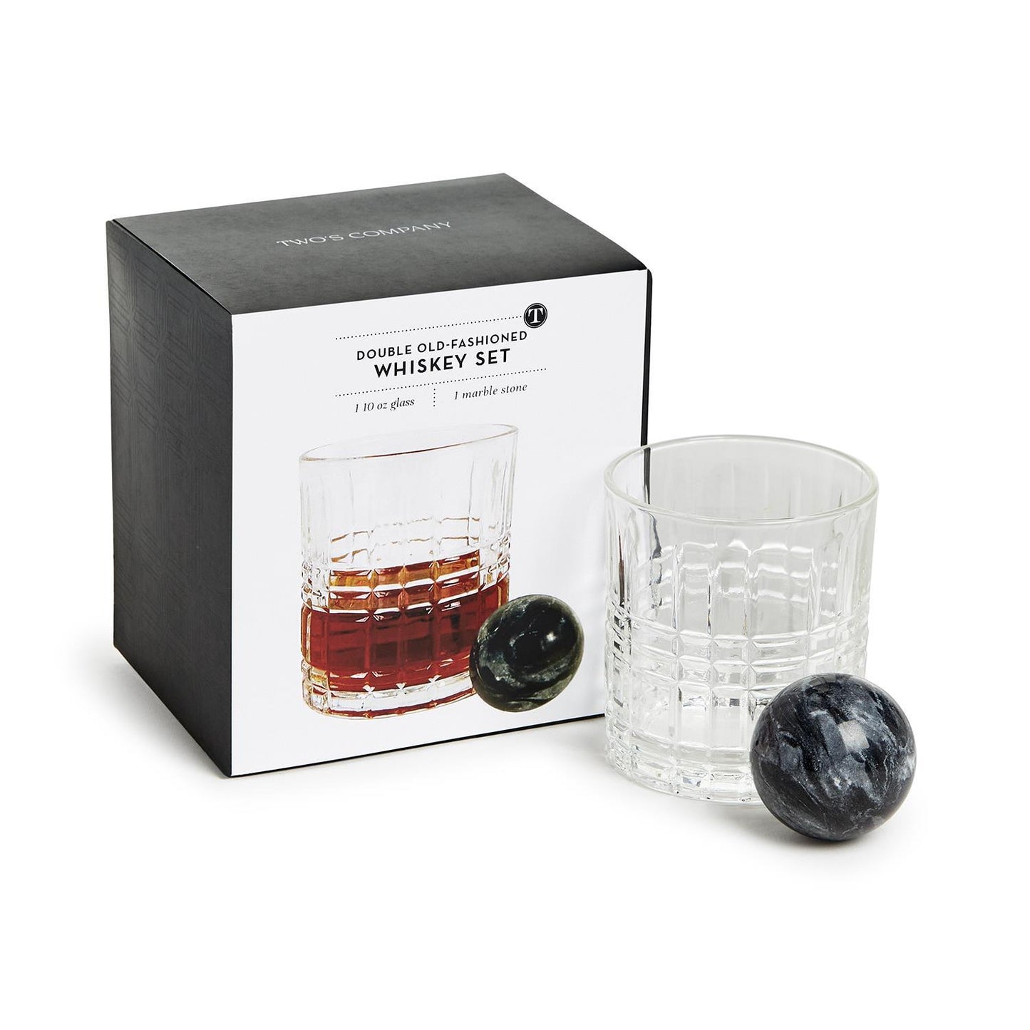 Double Old Fashion Whiskey Glass