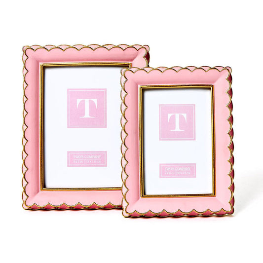 Pink/Gold Pictures Frames