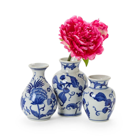 Floral Chinoiserie Vases