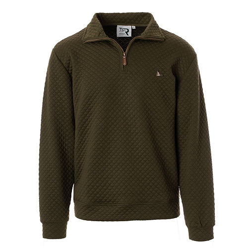 Youth Drake 1/4 Zip Green