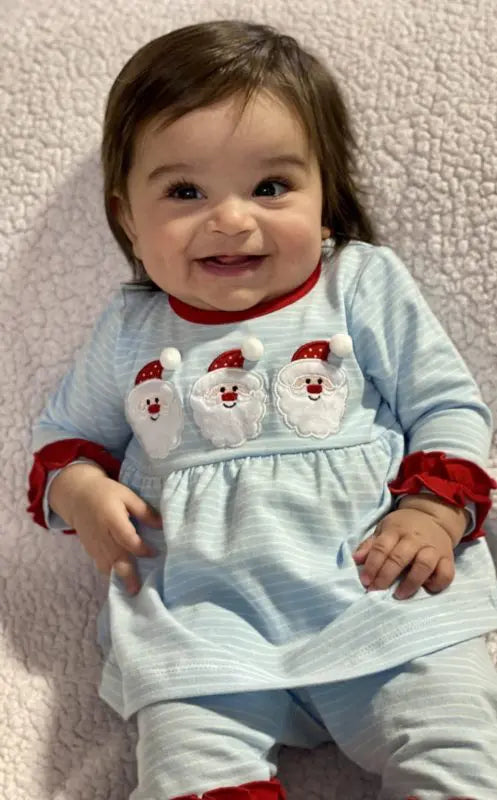 Santa appliqué legging set