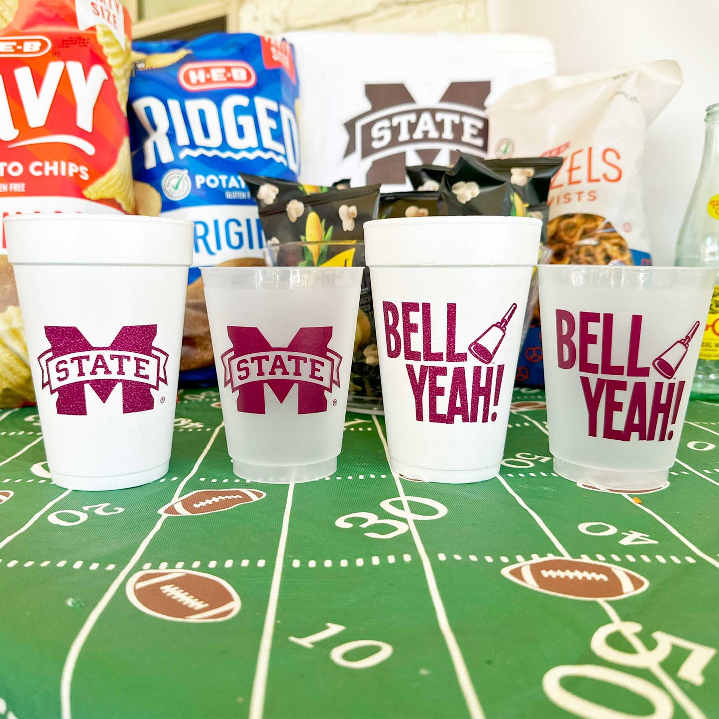 Foam Cup - Mississippi State Univ/Bell Yeah  (10 ct bag)