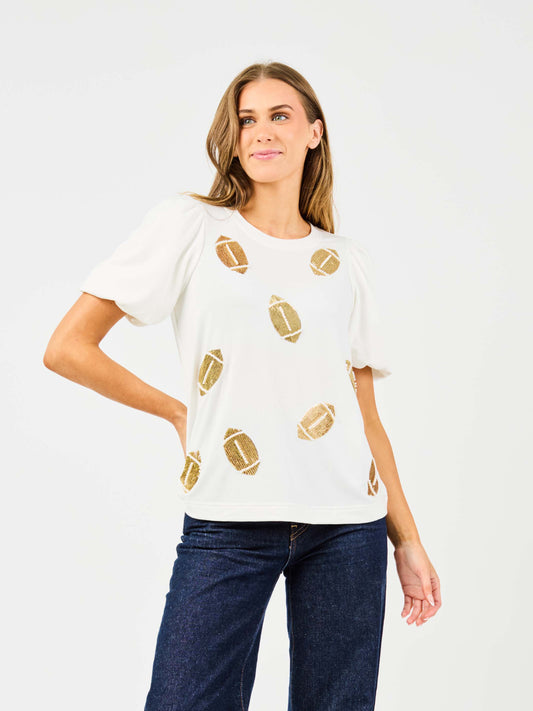 Top Tina Sequin Football