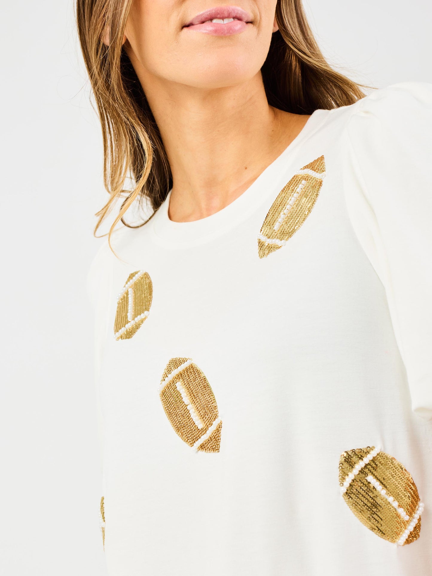 Top Tina Sequin Football