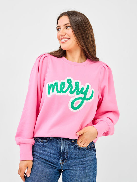 MS Kelly Merry Pink Sweatshirt