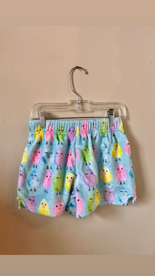 Eggcellent Chicks Plush Shorts