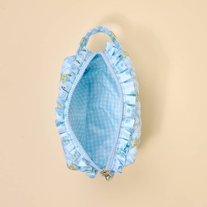 Essentials Quilted Cosmetic Pouch