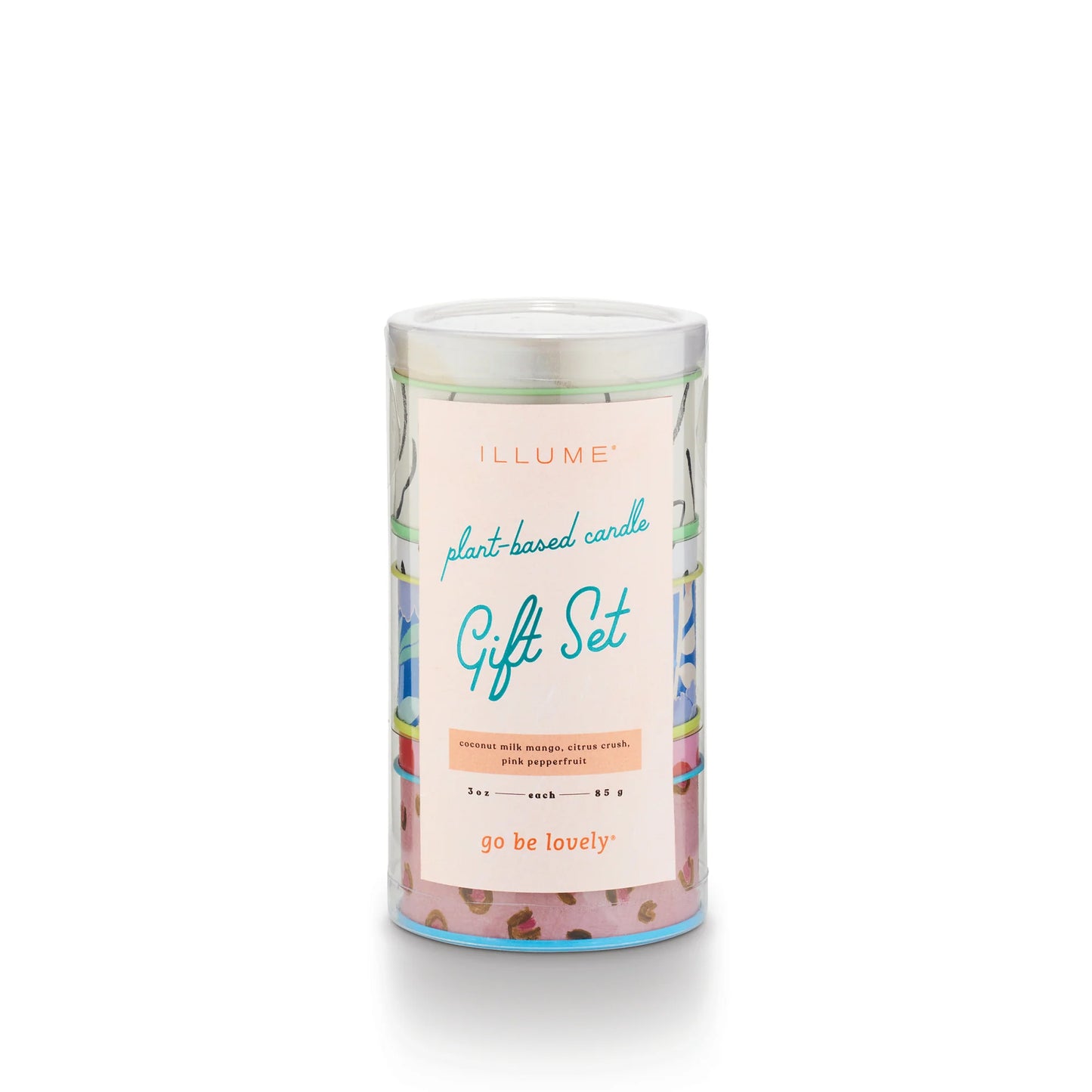 Go Be Lovely Tin Trio Set