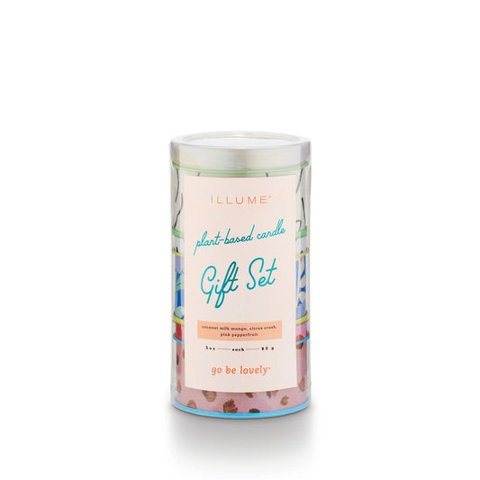 Go Be Lovely Tin Trio Set